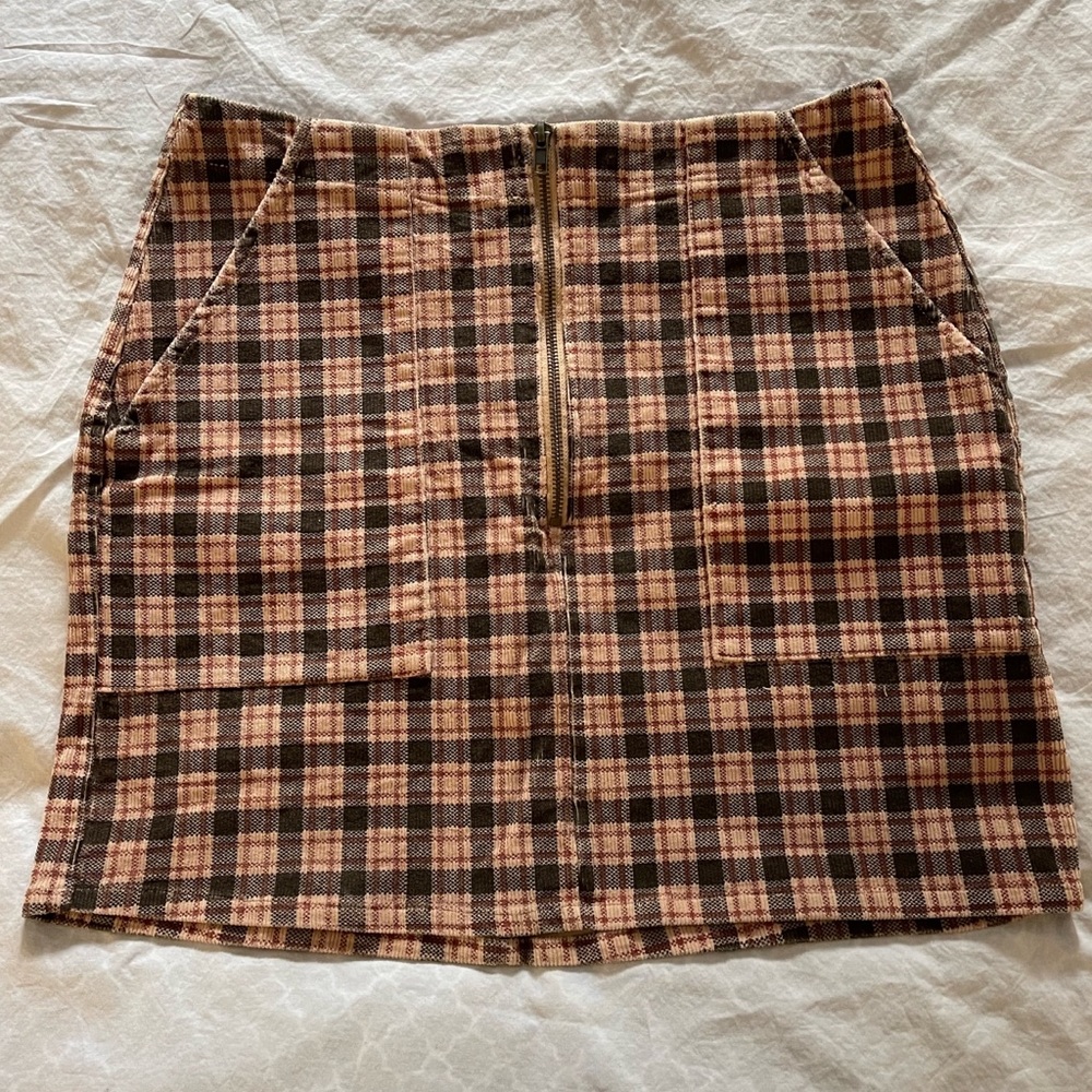 Wild Fable Mini Skirt, Plaid Size 12